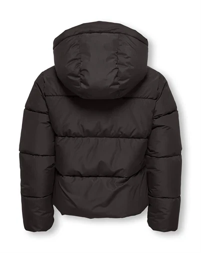 Kids Only - KOGJuta Life Short Puffer Jakke - Chocolate Torte